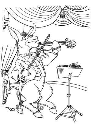 Квартет – раскраска 20