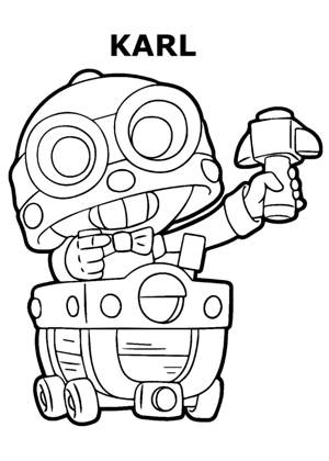 Карл из Браво Старс Раскраска из Браво Старс Карл