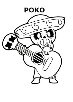 Поко из Браво Старс Раскраска из Браво Старс Поко