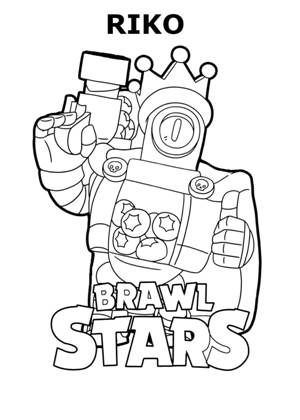 Попкорн Рико из Браво Старс Раскраска из Браво Старс Попкорн Рико