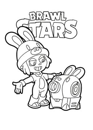 Зайка Пенни из Браво Старс Раскраска из Браво Старс Зайка Пенни