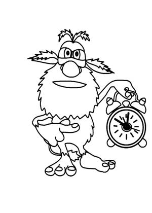 Буба − раскраска 11