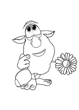 Буба − раскраска 12