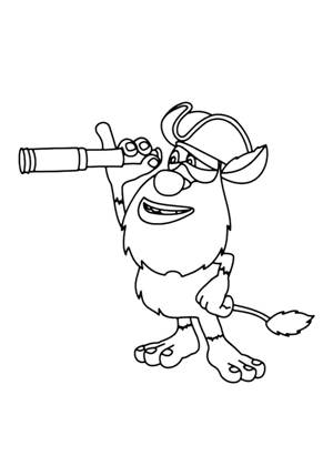 Буба − раскраска 14