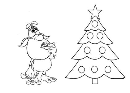 Буба − раскраска 15