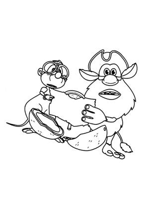 Буба − раскраска 17