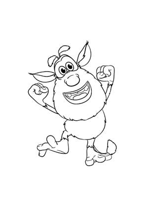 Буба − раскраска 20