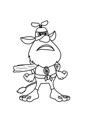 Буба − раскраска 22