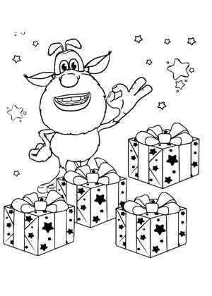 Буба − раскраска 5