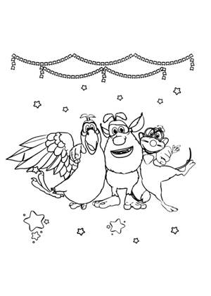 Буба − раскраска 8