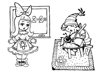 Раскраски Буратино Буратино – раскраска 14