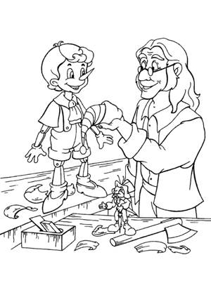 Раскраски Буратино Буратино – раскраска 15