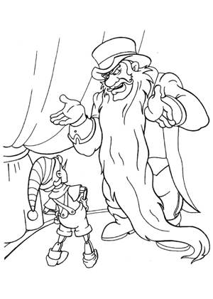 Раскраски Буратино Буратино – раскраска 2