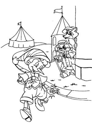 Раскраски Буратино Буратино – раскраска 20