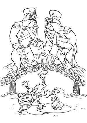 Раскраски Буратино Буратино – раскраска 8