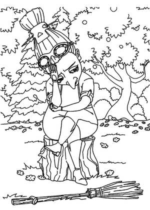 Царевны — раскраска 13