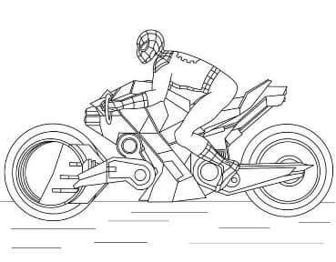 Раскраски Человек паук Человек паук