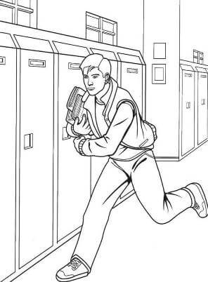 Раскраски Человек паук Человек паук