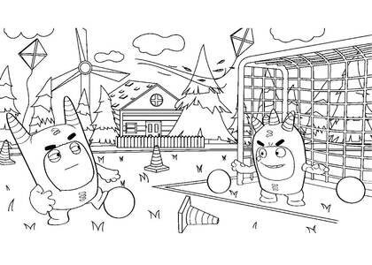 Раскраски Чуддики Чуддики — раскраска 17