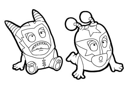 Раскраски Чуддики Чуддики — раскраска 8