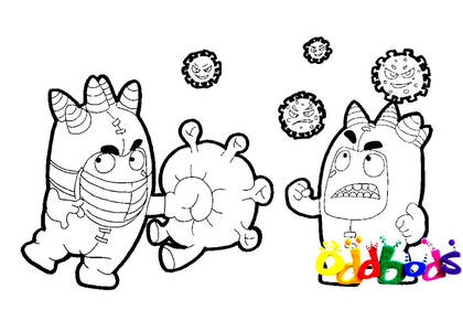 Раскраски Чуддики Чуддики — раскраска 9
