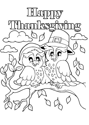 Раскраски День благодарения День благодарения — раскраска 14