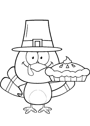 Раскраски День благодарения День благодарения — раскраска 9