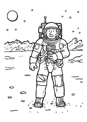 Раскраски День космонавтики День космонавтики раскраска 2
