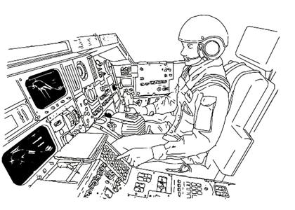 Раскраски День космонавтики День космонавтики раскраска 20