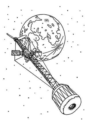 Раскраски День космонавтики День космонавтики раскраска 6