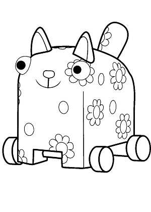 Раскраски Деревяшки Деревяшки – раскраска 15