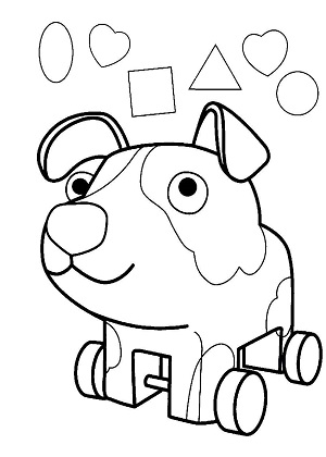 Раскраски Деревяшки Деревяшки – раскраска 7