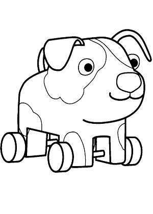 Раскраски Деревяшки Деревяшки – раскраска 9