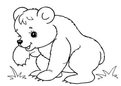 Раскраски Дикие животные Дикие животные – раскраска 5