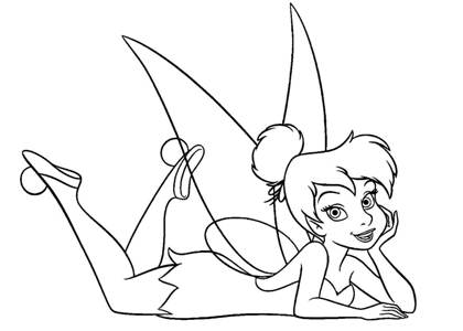 Динь Динь − раскраска 1