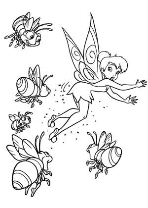 Динь Динь − раскраска 16