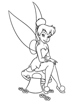 Динь Динь − раскраска 17