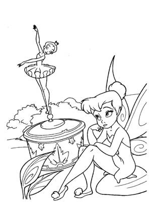 Динь Динь − раскраска 2