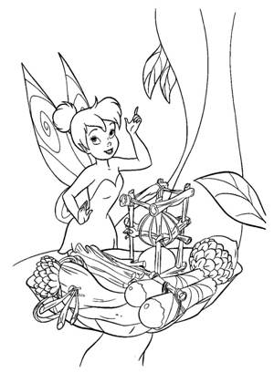 Динь Динь − раскраска 4