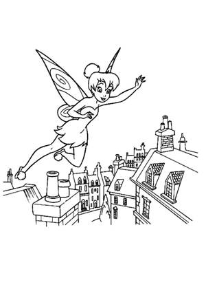 Динь Динь − раскраска 5