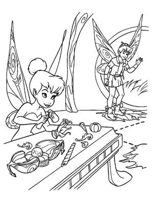 Динь Динь − раскраска 7