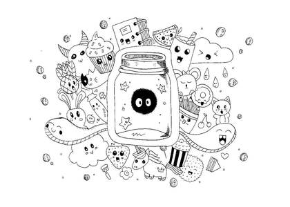 Для личного дневника – раскраска 10