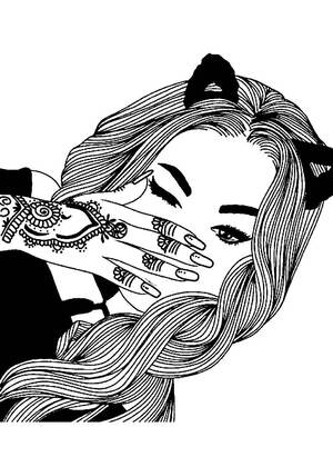 Для личного дневника – раскраска 34