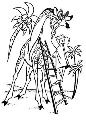 Доктор Айболит — раскраска 6