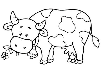 Домашние животные – раскраска 5