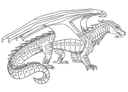 Драконы — раскраска 29