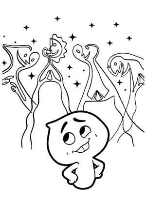 Душа раскраска 1