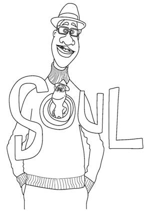 Душа раскраска 10