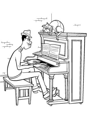 Душа раскраска 14