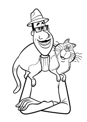 Душа раскраска 15